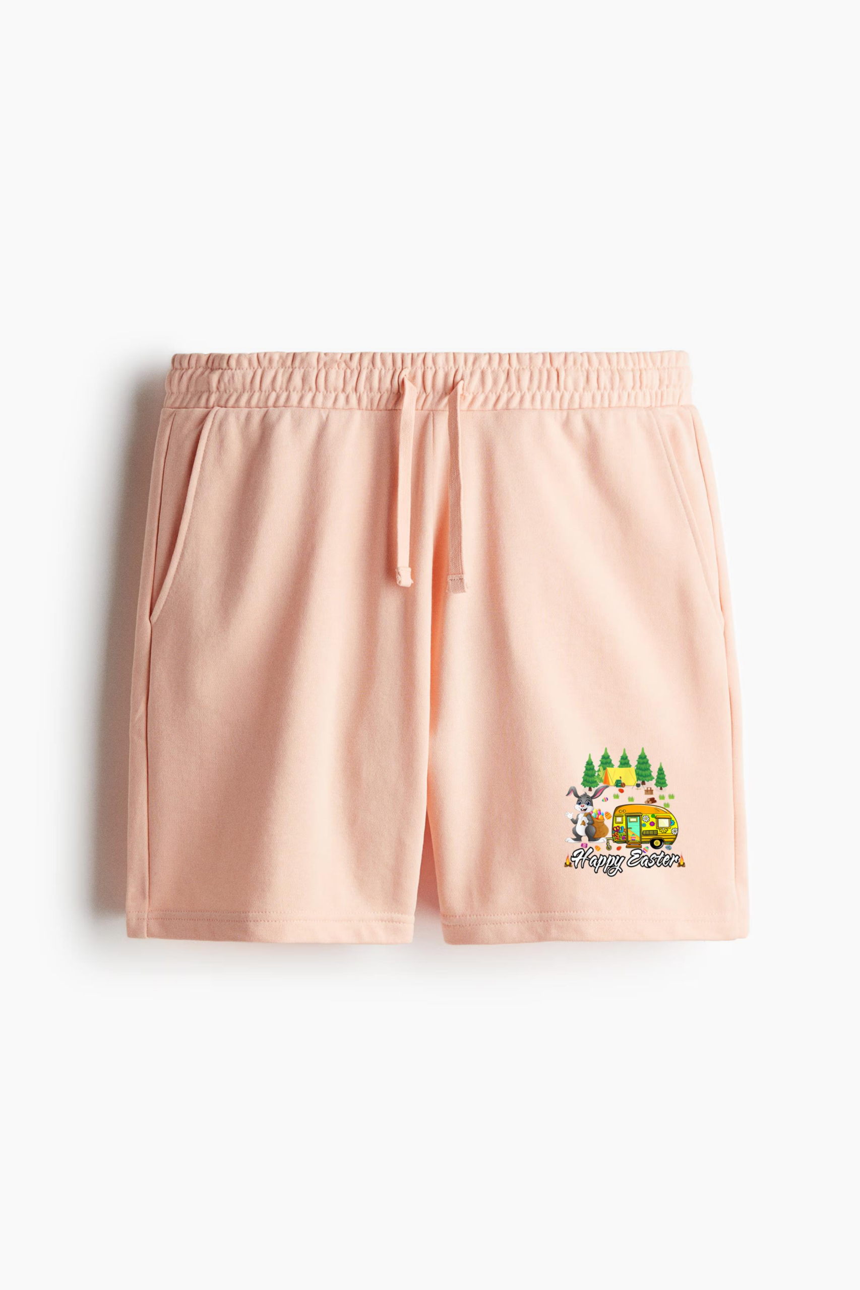 Easter Camping Bunny Eggs Happy Easter Day Relaxed-Fit Shorts
