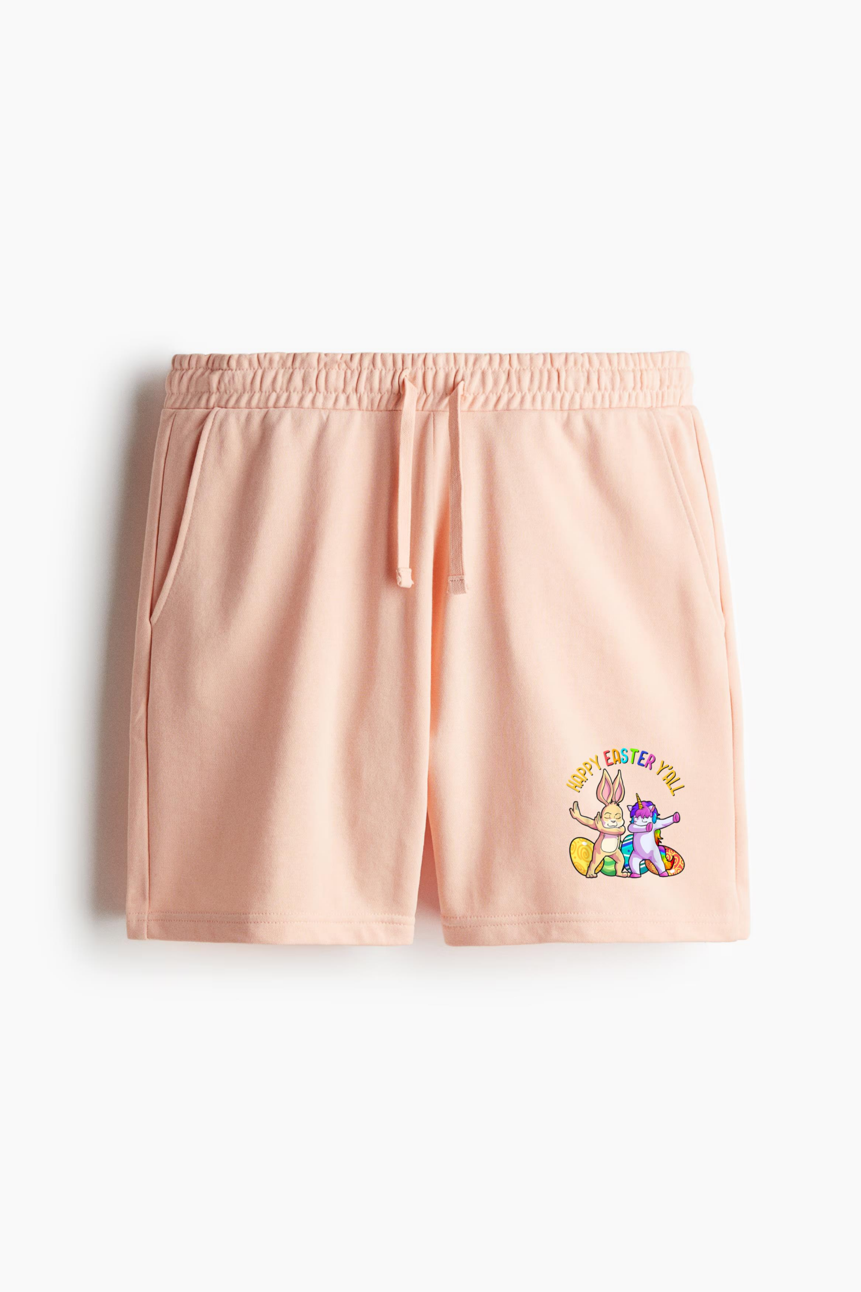 Easter Day Bunny Unicorn Dabbing Relaxed-Fit Shorts
