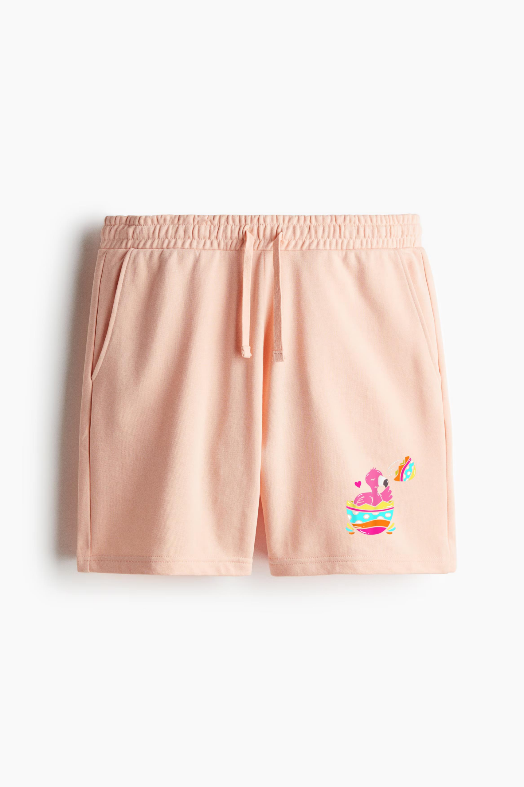 Easter Flamingo Bunny Relaxed-Fit Shorts