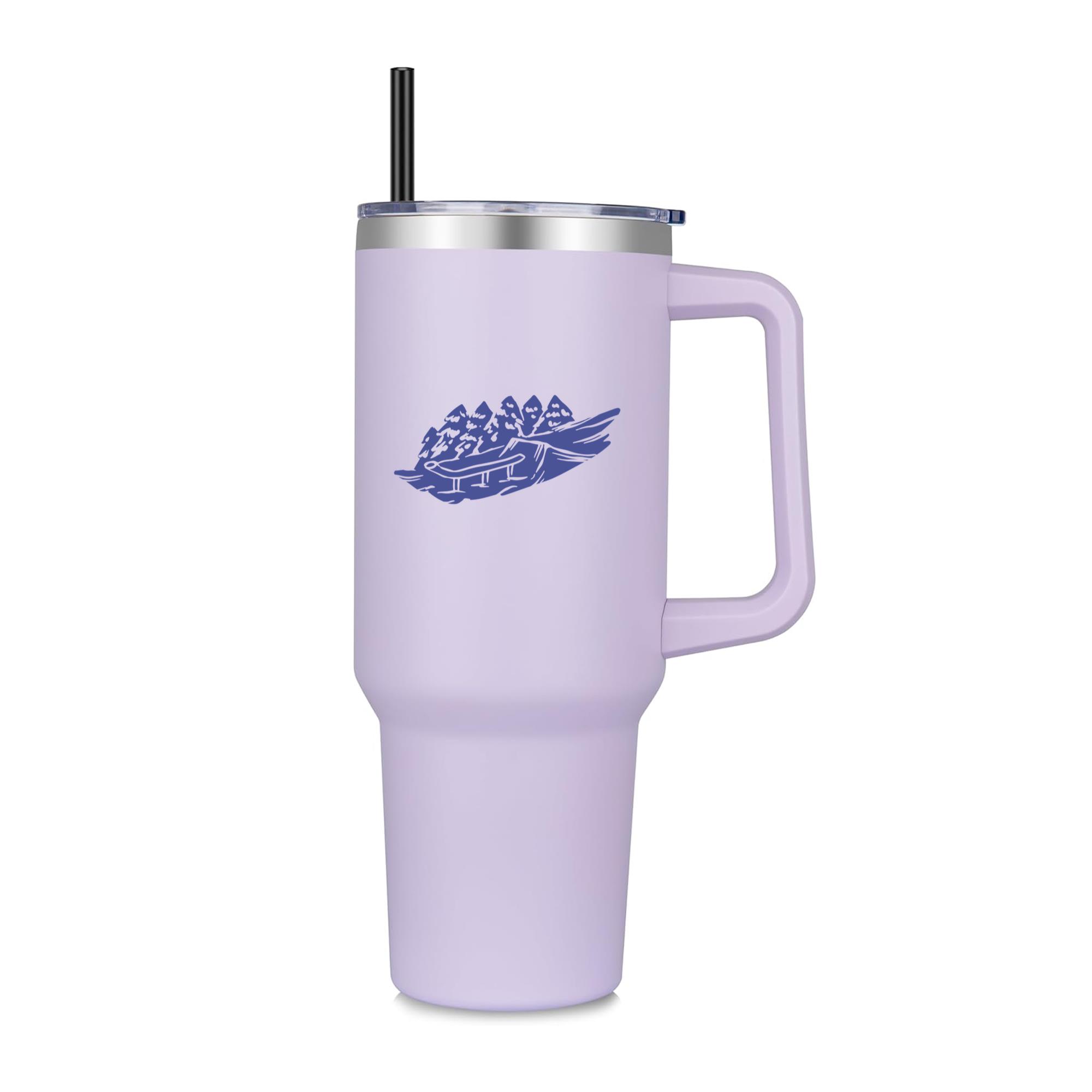 Snowboard Park Jumps 40oz Stainless Steel Tumbler