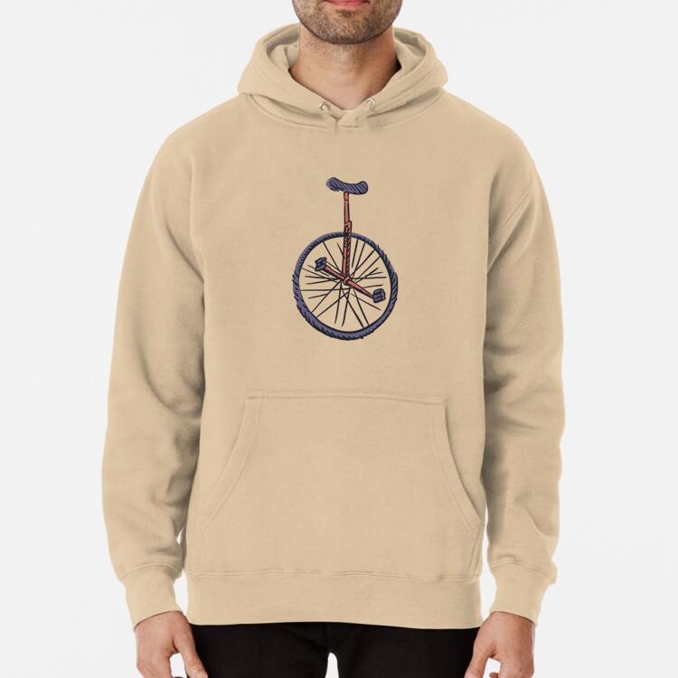 Unicycle Drawing Classic Unisex Hoodie