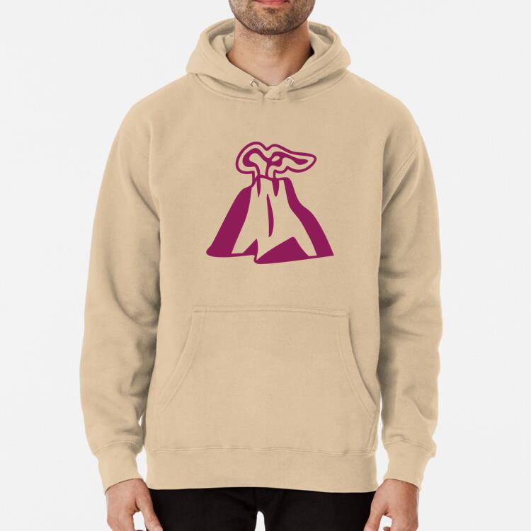 Volcano Mountain Detailed Silhouette Classic Unisex Hoodie