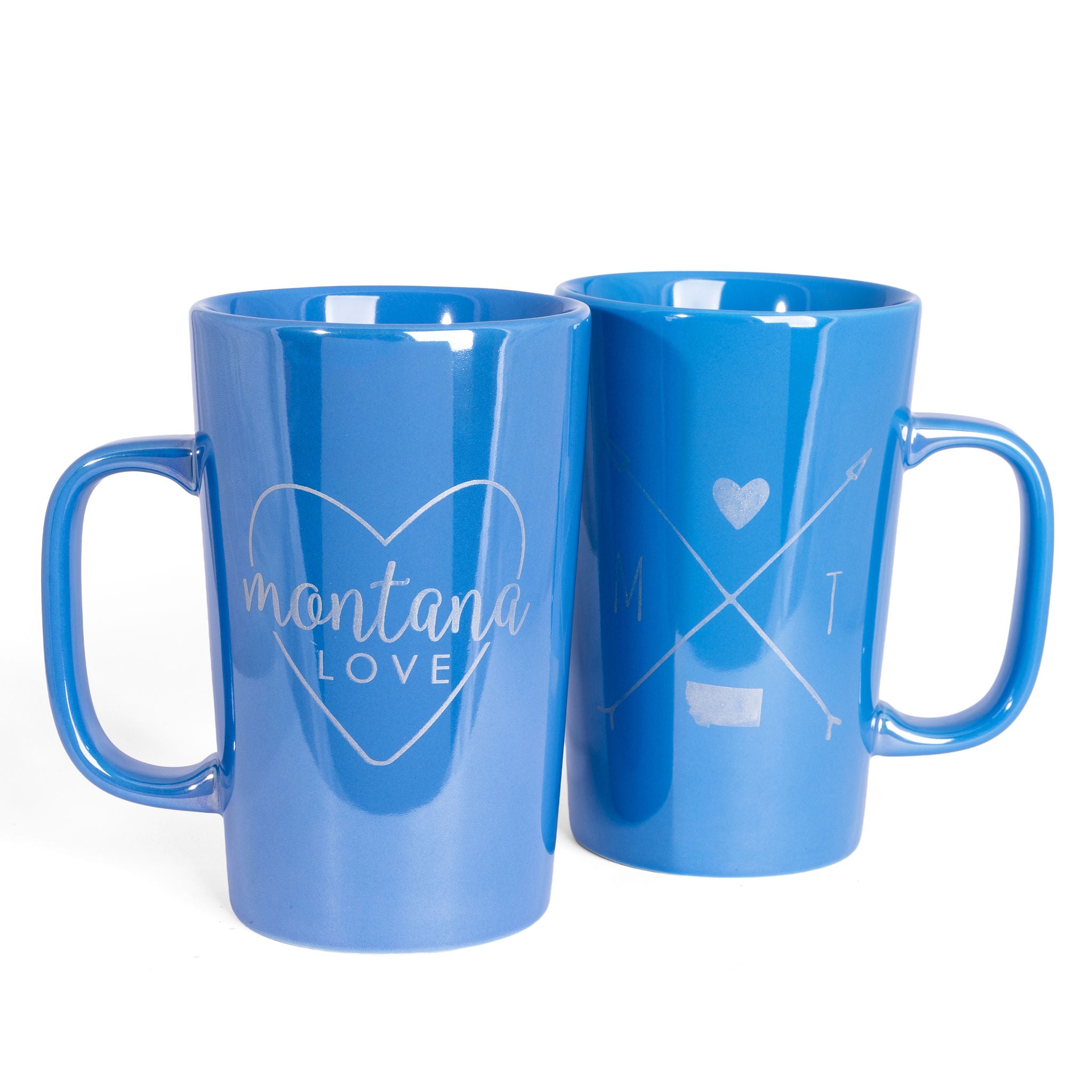 Montana Love Lustre Mug in Blue