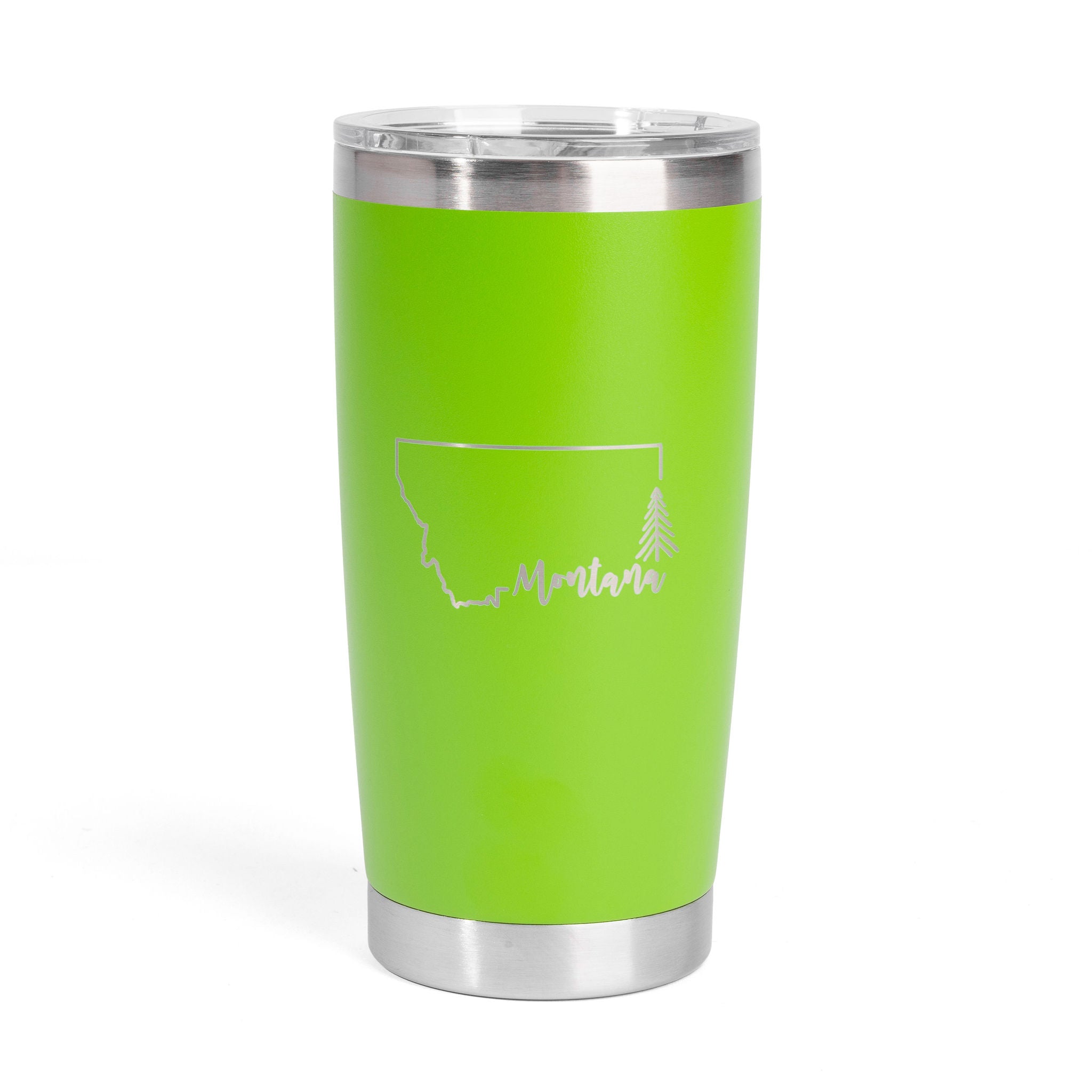 Simply Montana Travel Mug in Lime